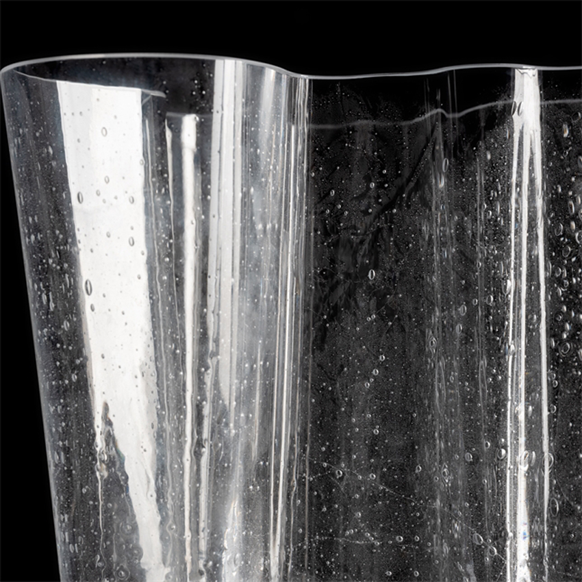 アルヴァ・アアルト コレクション ベース 160mm バブル クリア