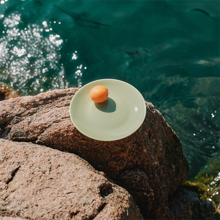 24h プレート 20cm セージグリーン