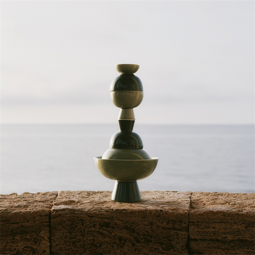 24h サービングボウル 1.8L デュオグリーン