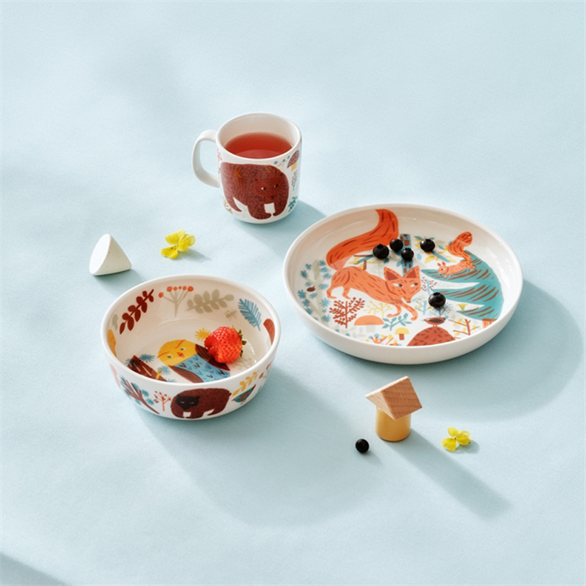 ポッポー チルドレン テーブルウェアセット フレンズ