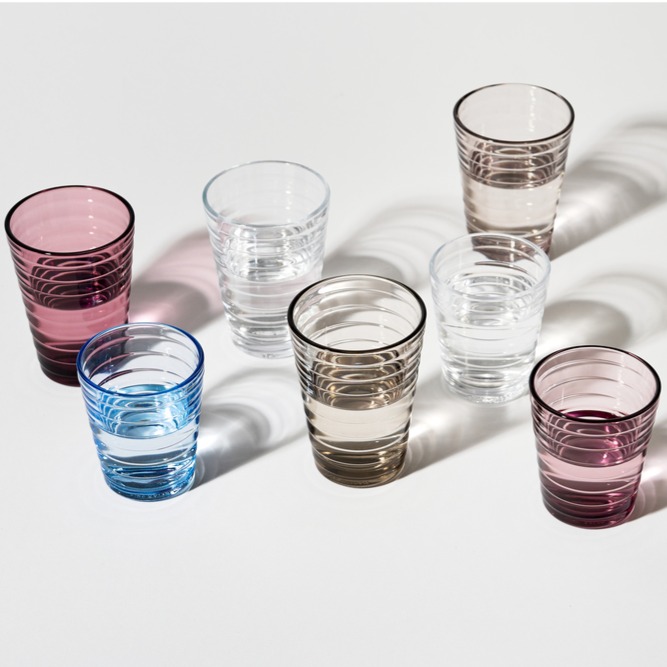 アイノ・アアルト タンブラー クリア 4ピースセット