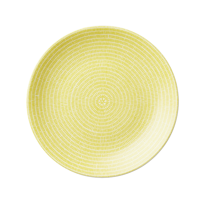 24h アベック プレート 20cm イエロー