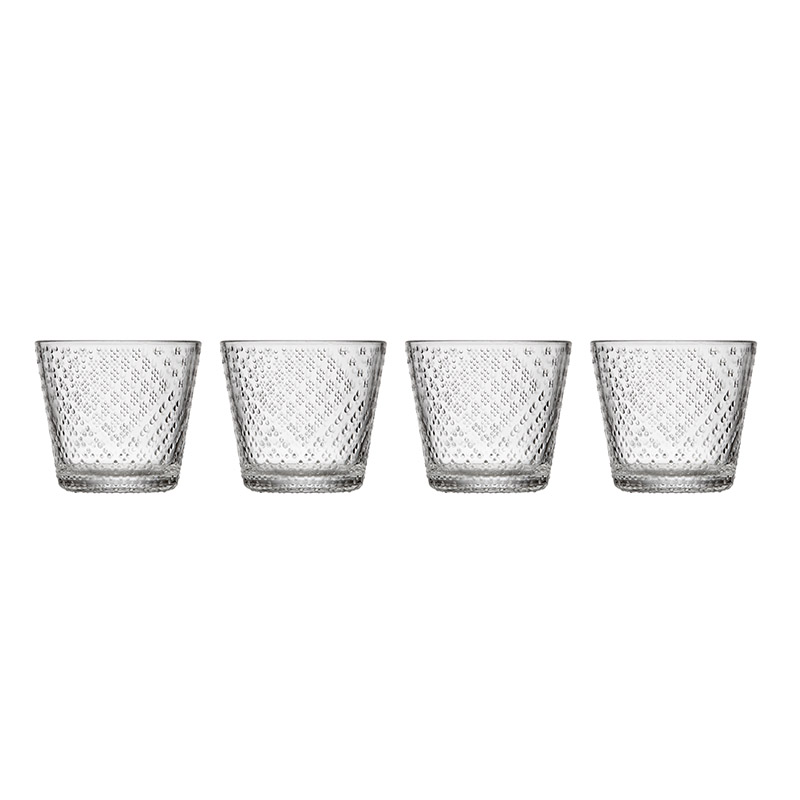 ツンドラ タンブラー290ml クリア 4ピースセット