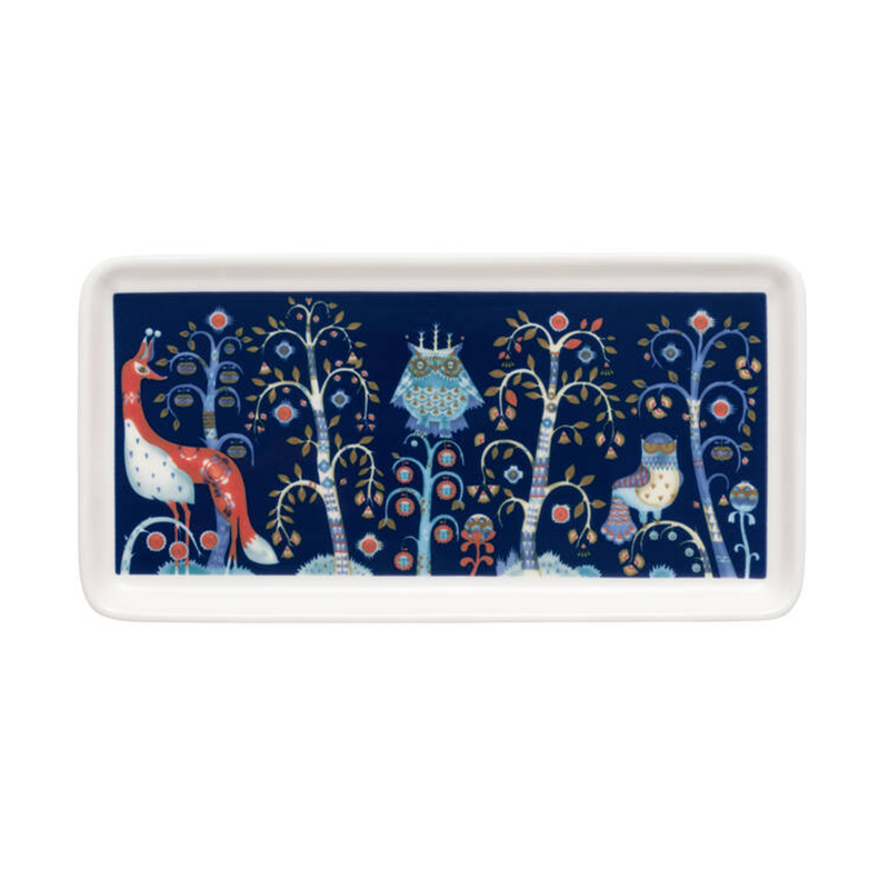 タイカ レクタングラープレート 12x24cm ブルー