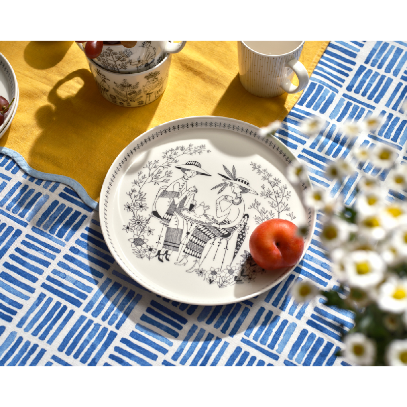【150周年バックスタンプ付き】エミリア プレート 24cm