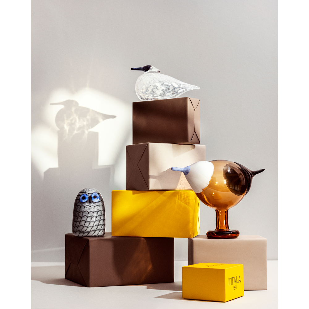 バード バイ トイッカ フクロウ（子） グレー