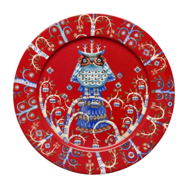 タイカ プレート27cm レッド(あなたのホリデーをデザインしよう)