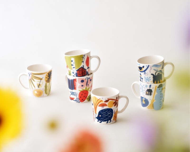 フィンランドの四季の情景を描いたコ レクタブルマグ「ルオント」